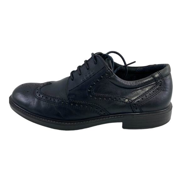 ECCO HELSINKI 2.0 MEN\'S WING TIP TIE Shoes Size 8